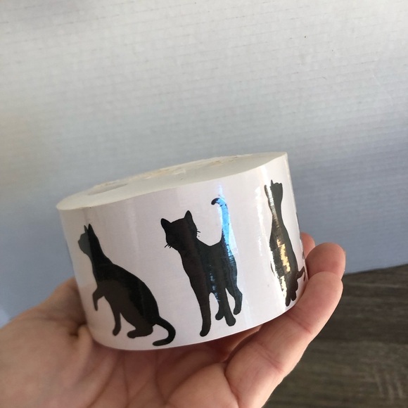 Vtg Black Cat Silhouette Notepad - Picture 8 of 10